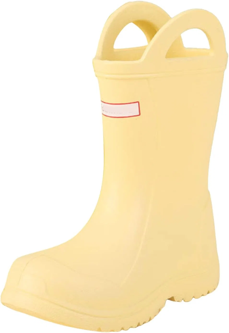 Детские сапоги дождевые с ручкой Rubber Waterproof Non-Slip, Yellow