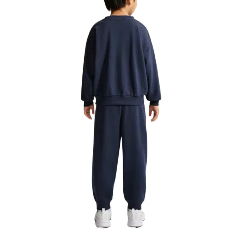 Детский спортивный костюм с круглым вырезом Dark Navy Blue Nike — фото 3