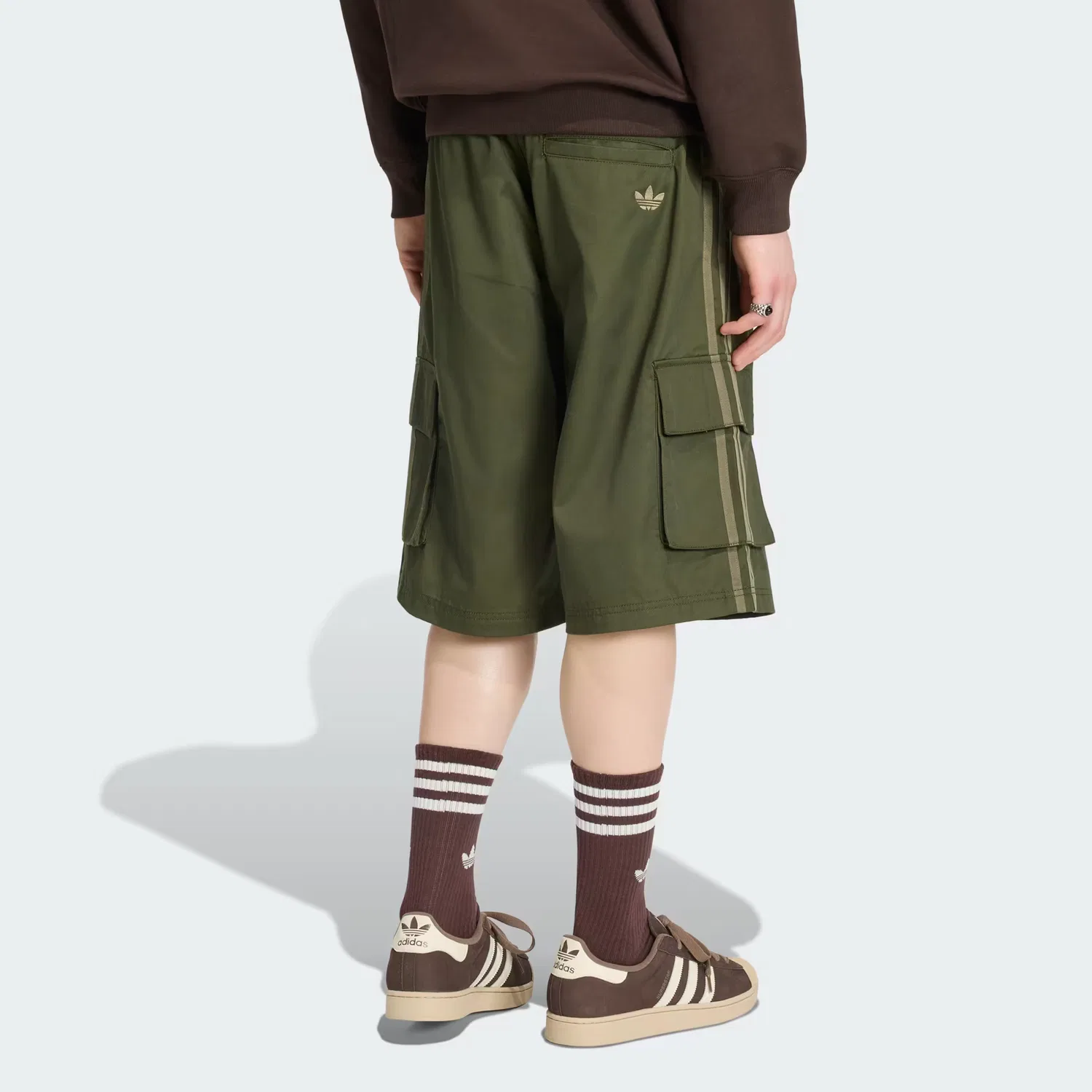 Мужские шорты карго свободного кроя Adicolor Cotton Twill Adidas Originals, Night Cargo — фото 2