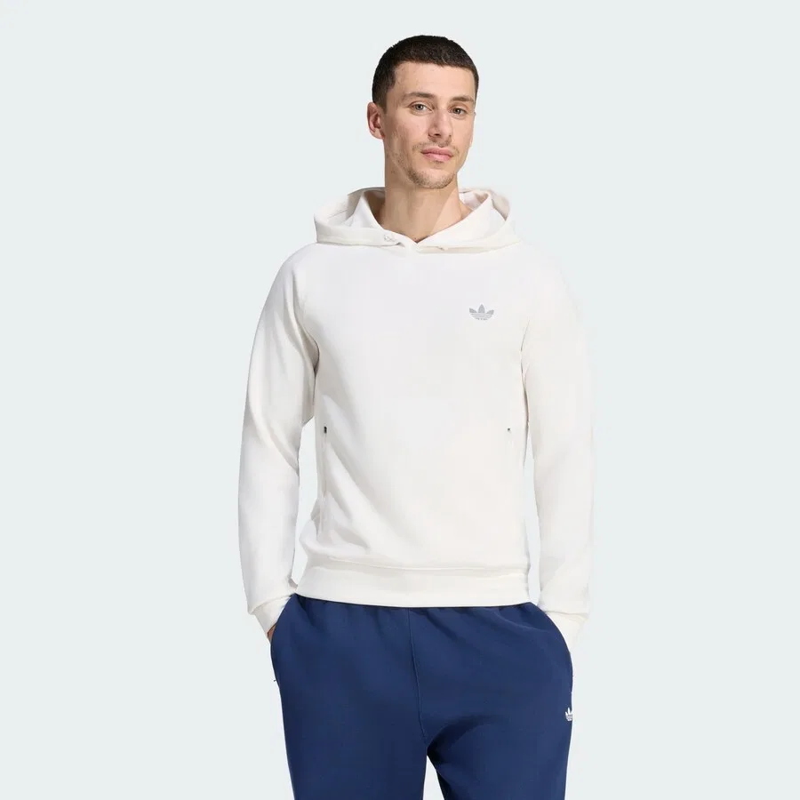 Толстовка ADIDAS ORIGINALS 'Trefoil Essentials', кремовый — фото 2