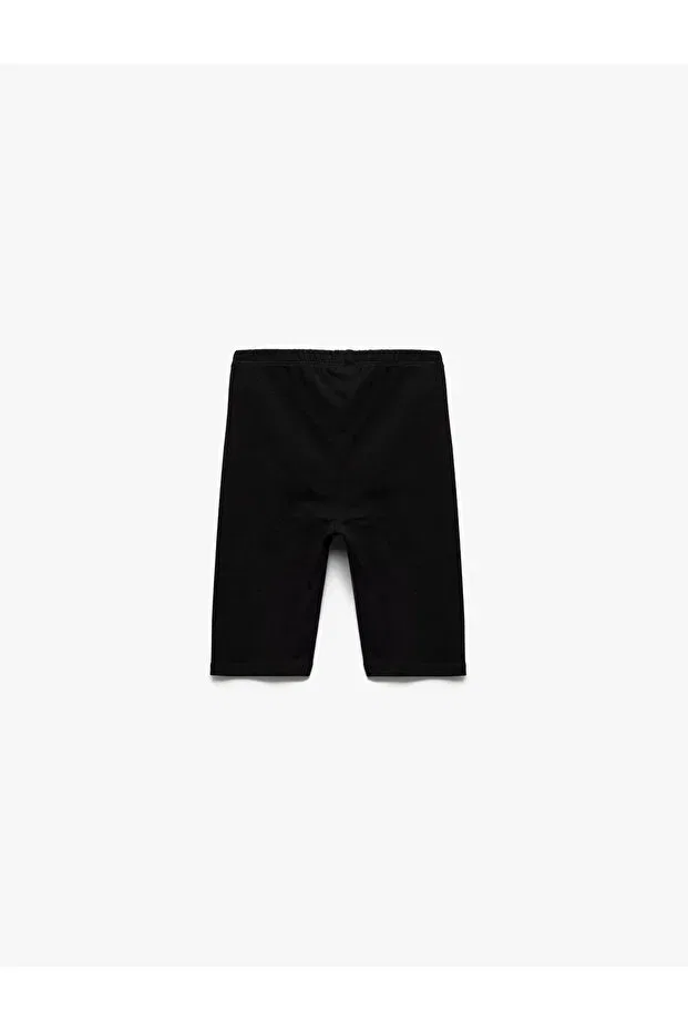 Детский комплект леггинсов для девочек Cotton Elastic Waist 2-Piece Basic Short Leggings Set Koton, Mixed — фото 3