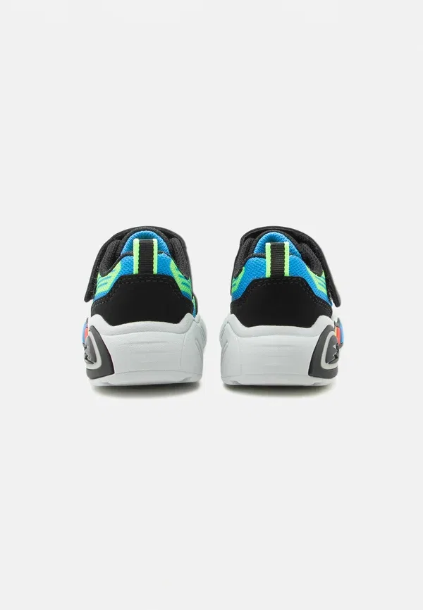 Кроссовки с липучками Play scene Skechers Lime, черный/салатовый — фото 3