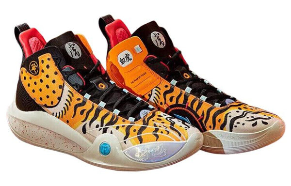 Кроссовки cj1 cj mccollum оранжевый ограниченный Li-Ning, черный — фото 3