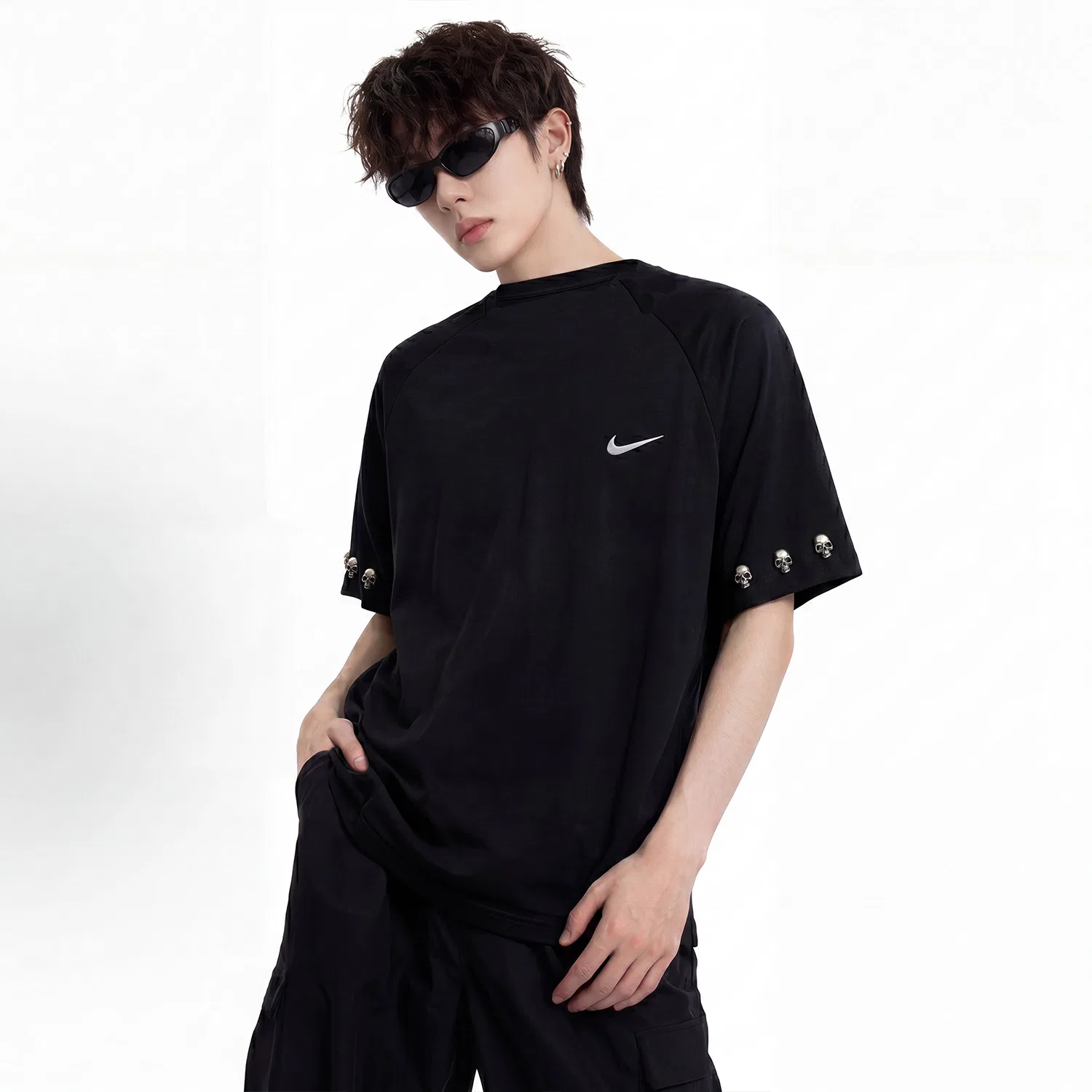 Футболка Sportswear с круглым вырезом Nike, Night Black — фото 4