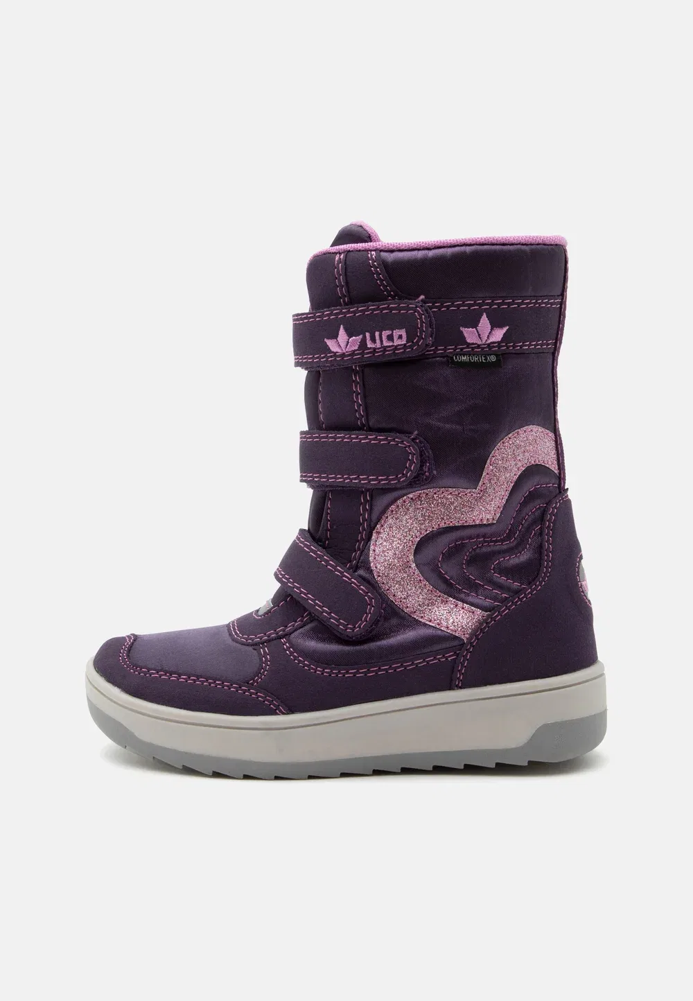 Зелена - зимние ботинки Lico, Lilac/Rose