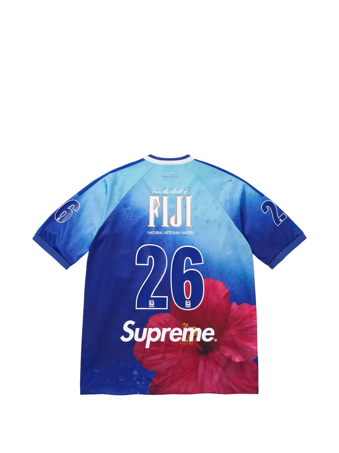 Футболка Fiji с графичным принтом Supreme, синий — фото 2