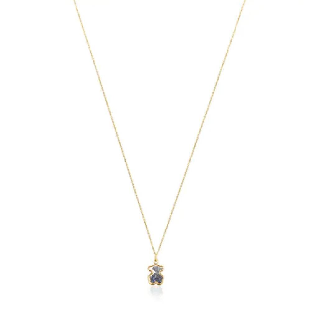 

Колье с подвеской Tous Areia With Blue Sapphire, золото