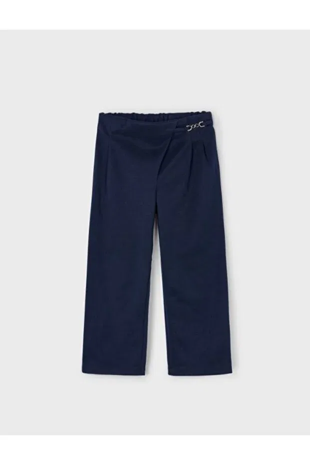 Детские брюки для девочек широкие Mayoral, Navy Blue