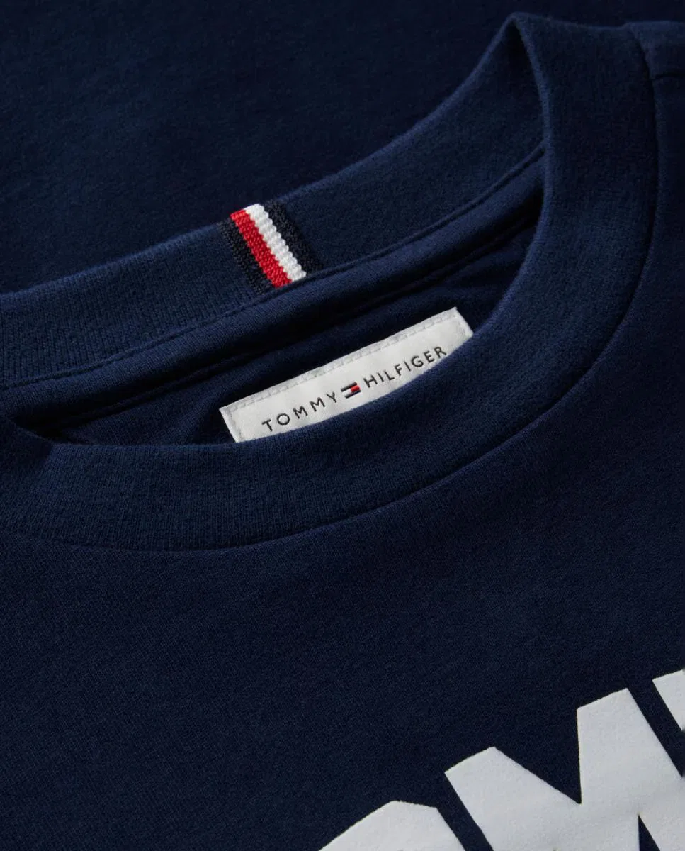 Детская футболка с длинным рукавом, Tommy Hilfiger, желтый — фото 3