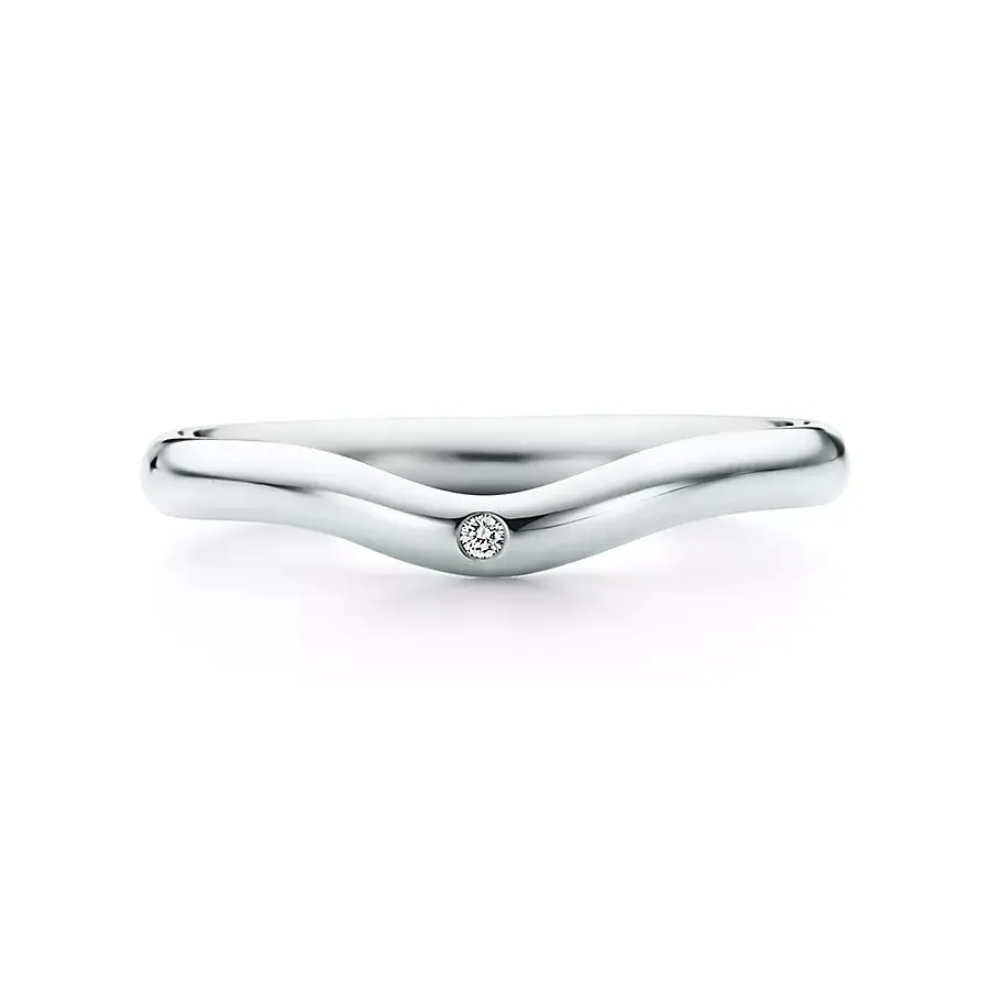 

Кольцо Tiffany & Co. x Elsa Peretti Wedding Band, платина/бриллиант