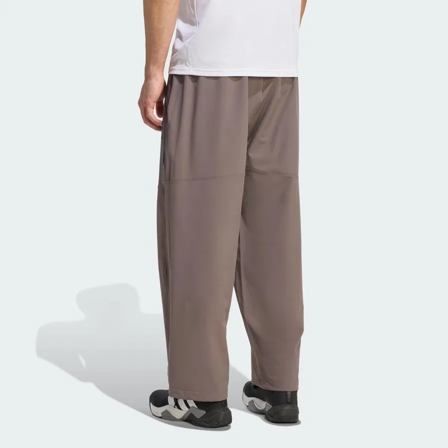 Спортивные брюки oversize с карманами, модель Primelift, adidas, Коричневый — фото 2