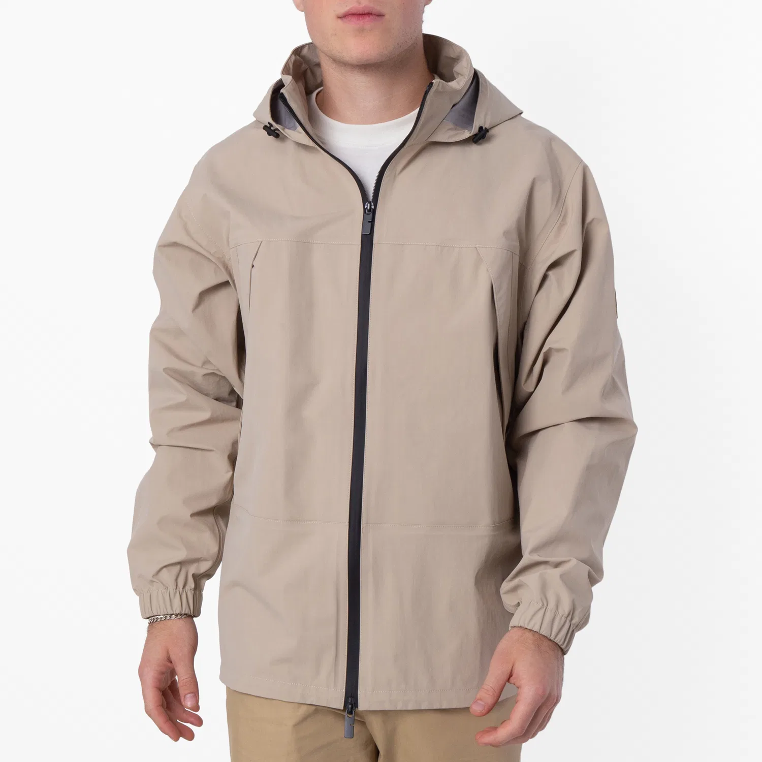 Куртка с капюшоном Horsehead Rubber Logo Burberry, Beige