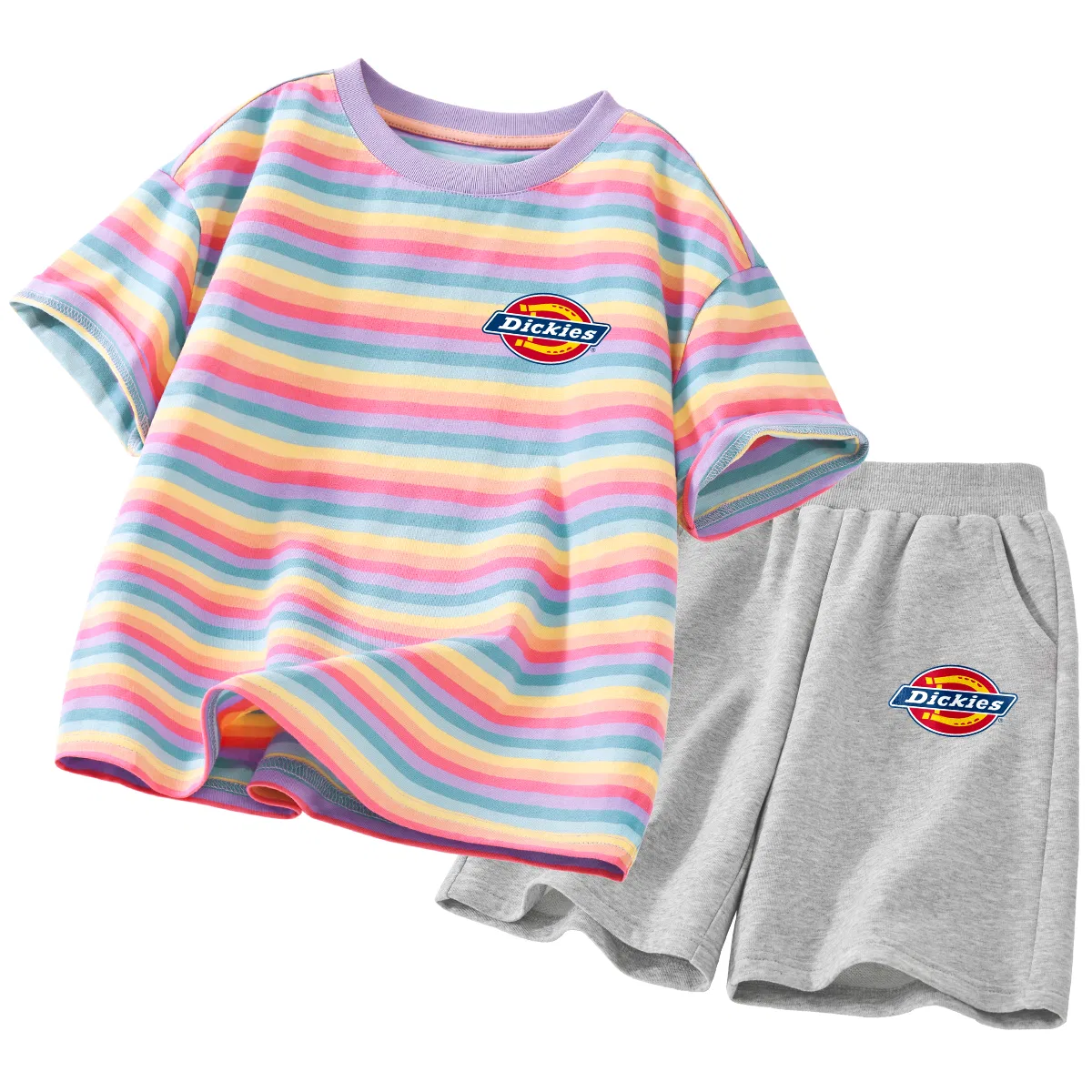 Детский спортивный комплект с принтом S Logo K Sweetheart Green+S Logo K Gray Dickies, Green/Gray — фото 4