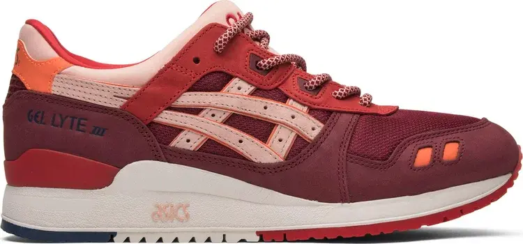 Кроссовки ronnie fieg x gel lyte 3 'volcano 2.0' Asics, красный — фото 2