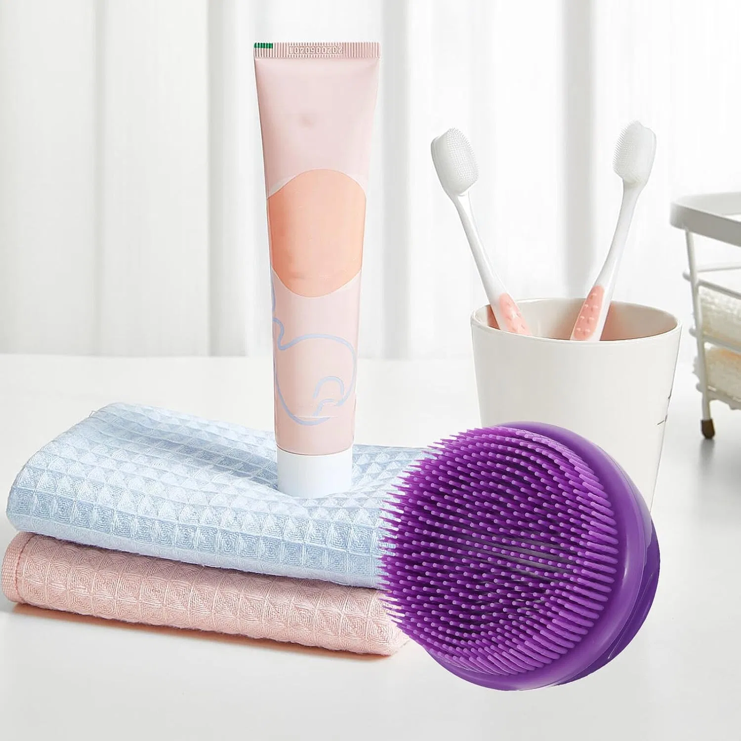 Щетка для тела силиконовая, LOORGVEL, 9x8x8 см — фото 3