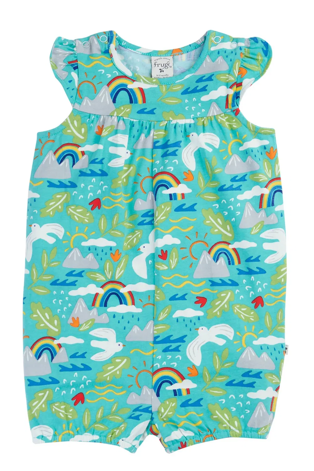 Детский боди-комбинезон Hallie Frugi, Blue