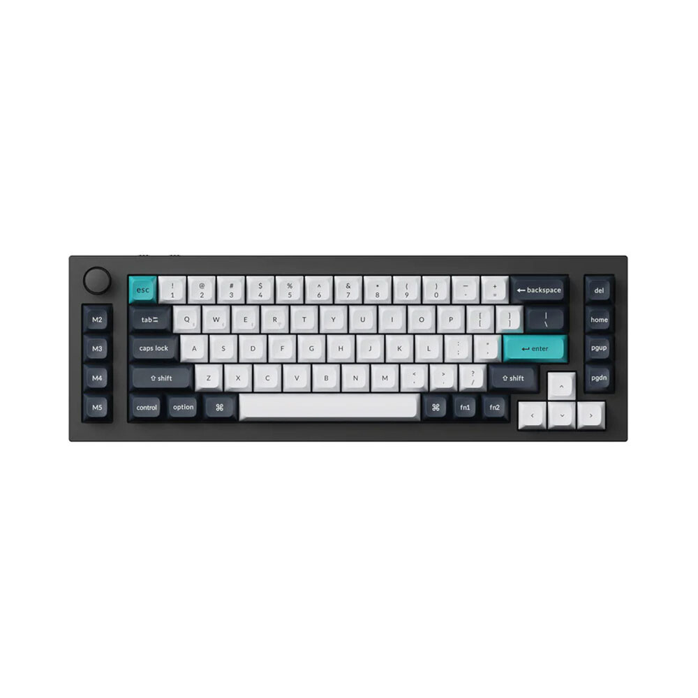 

Клавиатура механическая беспроводная Keychron Q65Max Hot-swappable, Gateron Jupiter Red, чёрный, английская раскладка