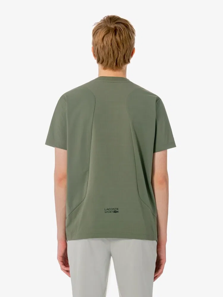 Футболка с коротким рукавом функциональная LACOSTE, Khaki — фото 3