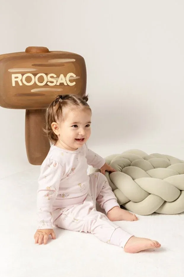 Детское боди-комбинезон для новорожденных с принтом Basics Roosac, Farmyard — фото 4