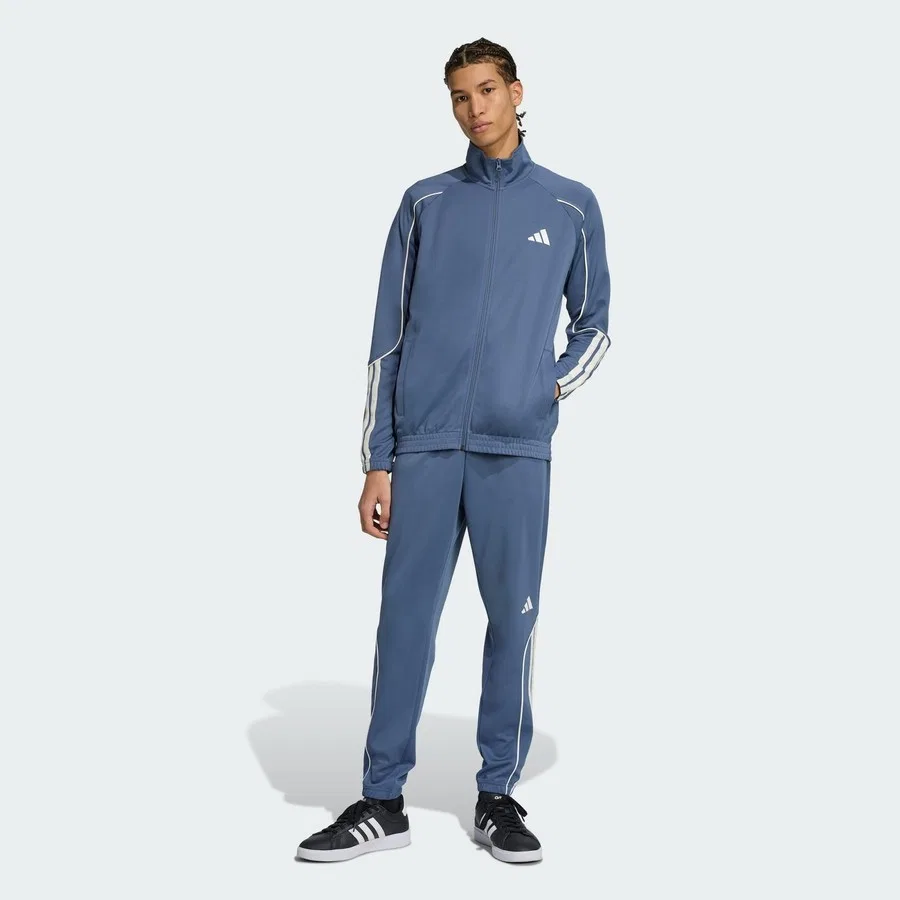 Спортивный костюм с принтом 3 полосы Sportswear JX5529 STADIUM 3-STRIPES TRACKSUIT adidas, Сине-белый