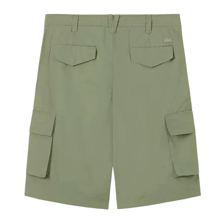 Шорты карго LACOSTE Khaki Green — фото 3