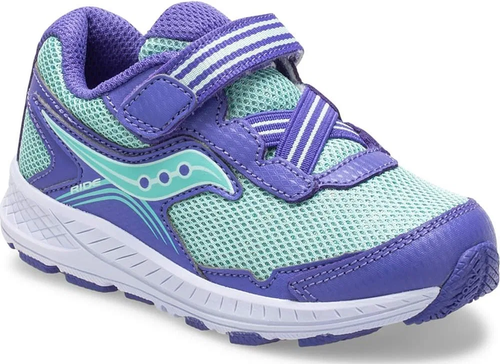 Детские кроссовки для девочек Ride 10 Jr. Saucony, Blue/Turq — фото 2
