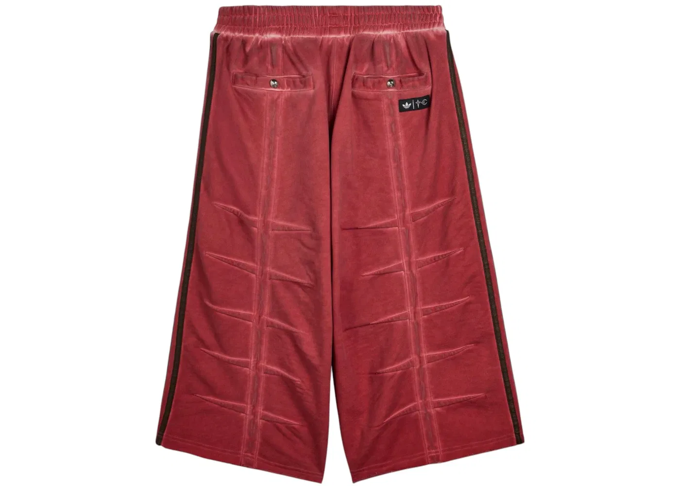 Мужские шорты с принтом Thug Club Jort Adidas, Power Red — фото 2