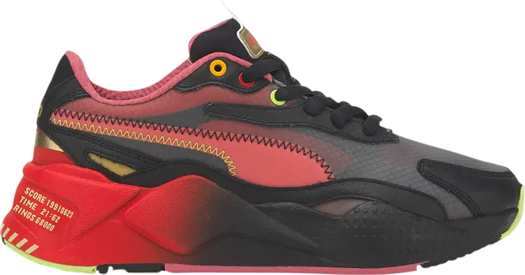

Кроссовки Puma Sonic x RS-X Jr Black High Risk Red, черный
