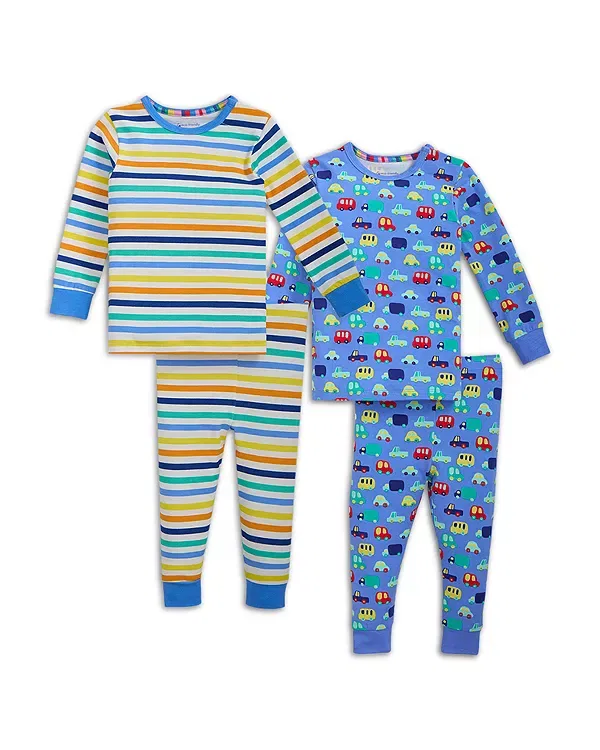 Детский комплект пижам с магнитными застежками CloudStretch Magnetic Me, Blue Multi
