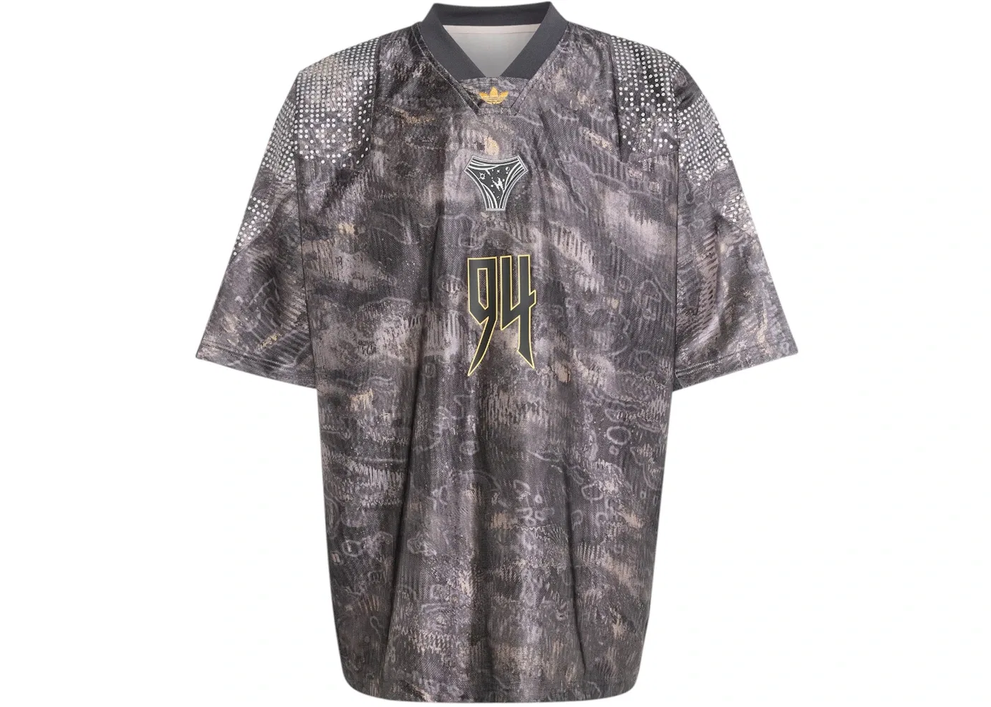 Мужская футбольная джерси с принтом Adidas Adilenium Season 5 Eqt Jersey, Chalk Pearl/Wonder Taupe