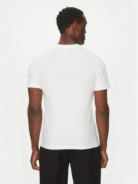 Футболка regular fit Chest Logo Calvin Klein, белый — фото 3