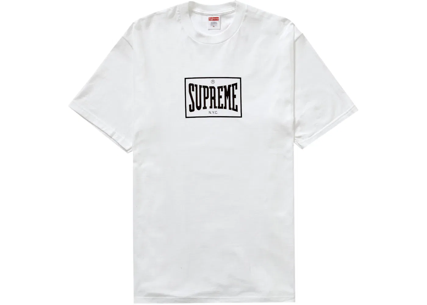 Мужская футболка с длинным рукавом Supreme Warm Up Tee Supreme, White
