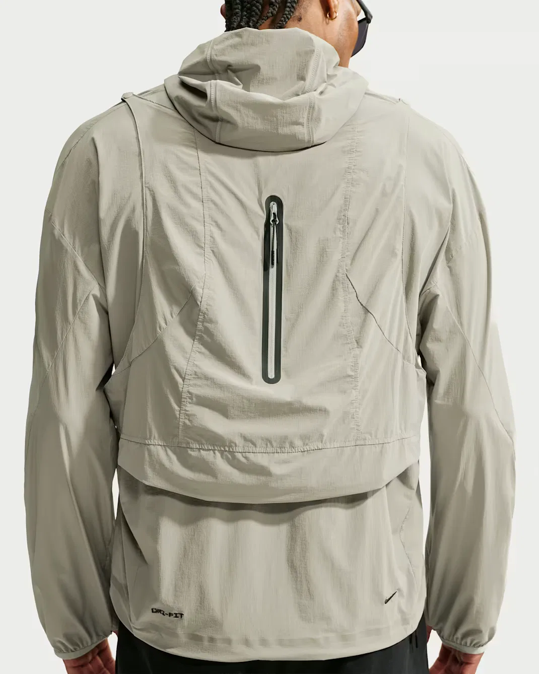 Мужской пуловер-трансформер Dri-FIT Nike Tech Helios, Spruce Fog/Light Pumice/Black — фото 2