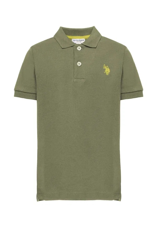 Футболка поло хлопок U.S. Polo Assn, Verde U.S. Polo Assn., зеленый — фото 3