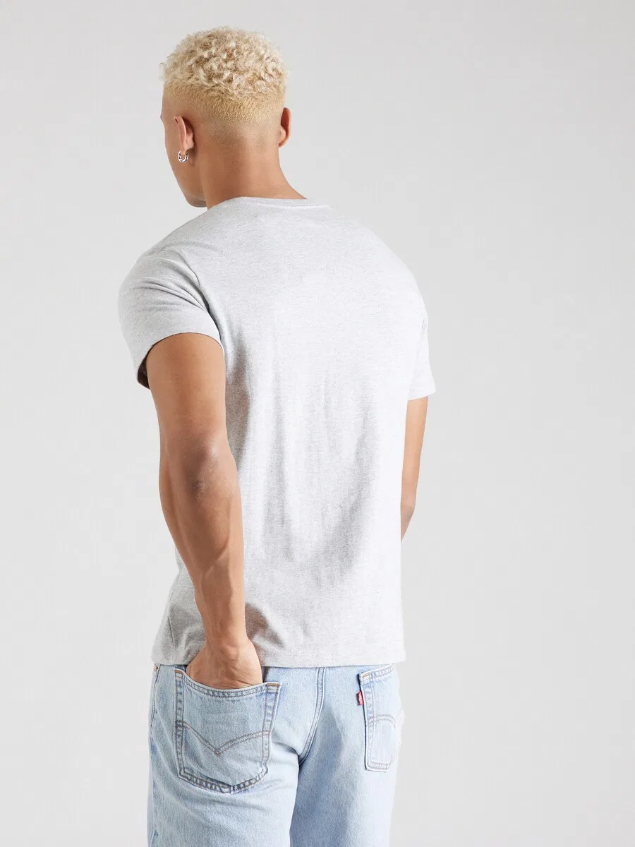 Рубашка LEVI'S 'SS Original HM Tee' в серо-пятнистом цвете — фото 4