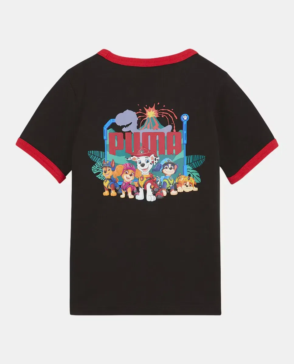 Детская футболка для мальчиков с принтом PAW PATROL Puma, Negro — фото 4