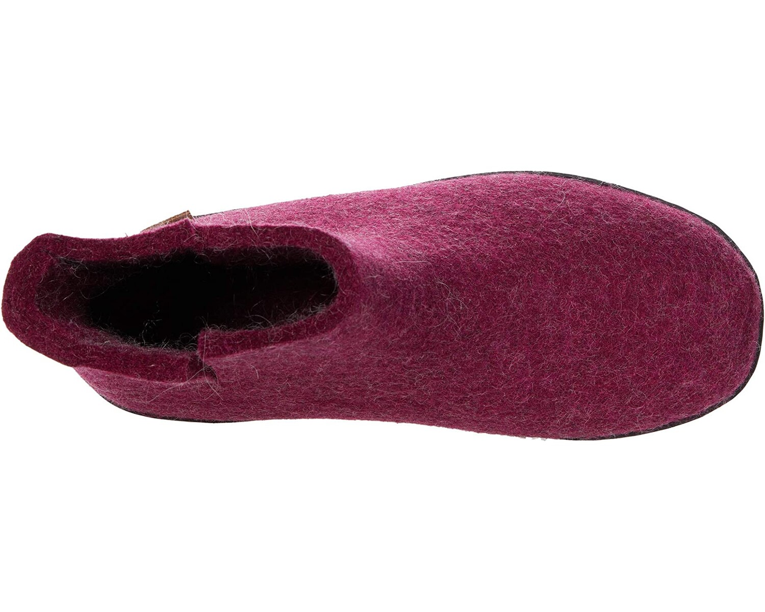 

Слипперы Wool Boot Rubber Outsole Glerups, клюква