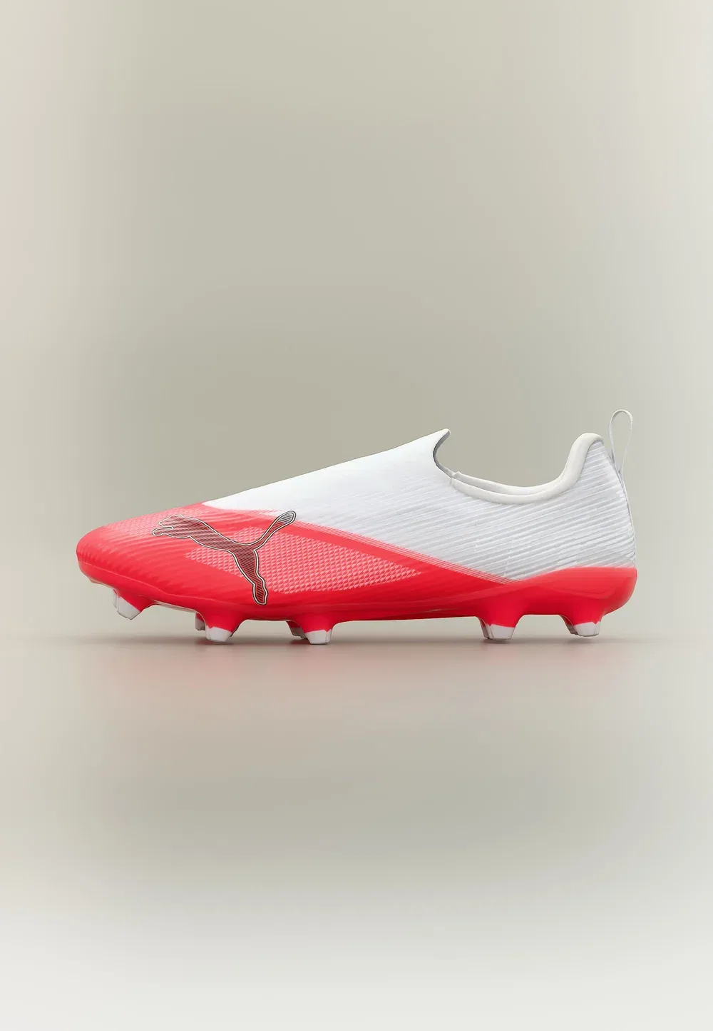 Футбольные бутсы Ultra 7 match без шнурков fg/ag jr унисекс - для искусственной травы Puma, Ultra Red/Black/White