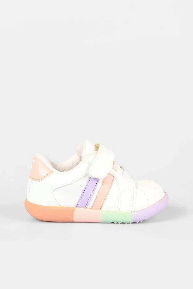 Детские спортивные туфли для девочек с липучкой Vicco, Pink