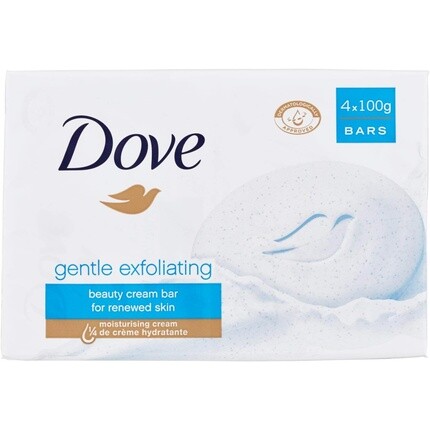 

Dove Нежное отшелушивающее мыло с лимоном, 100 г, 4 шт.