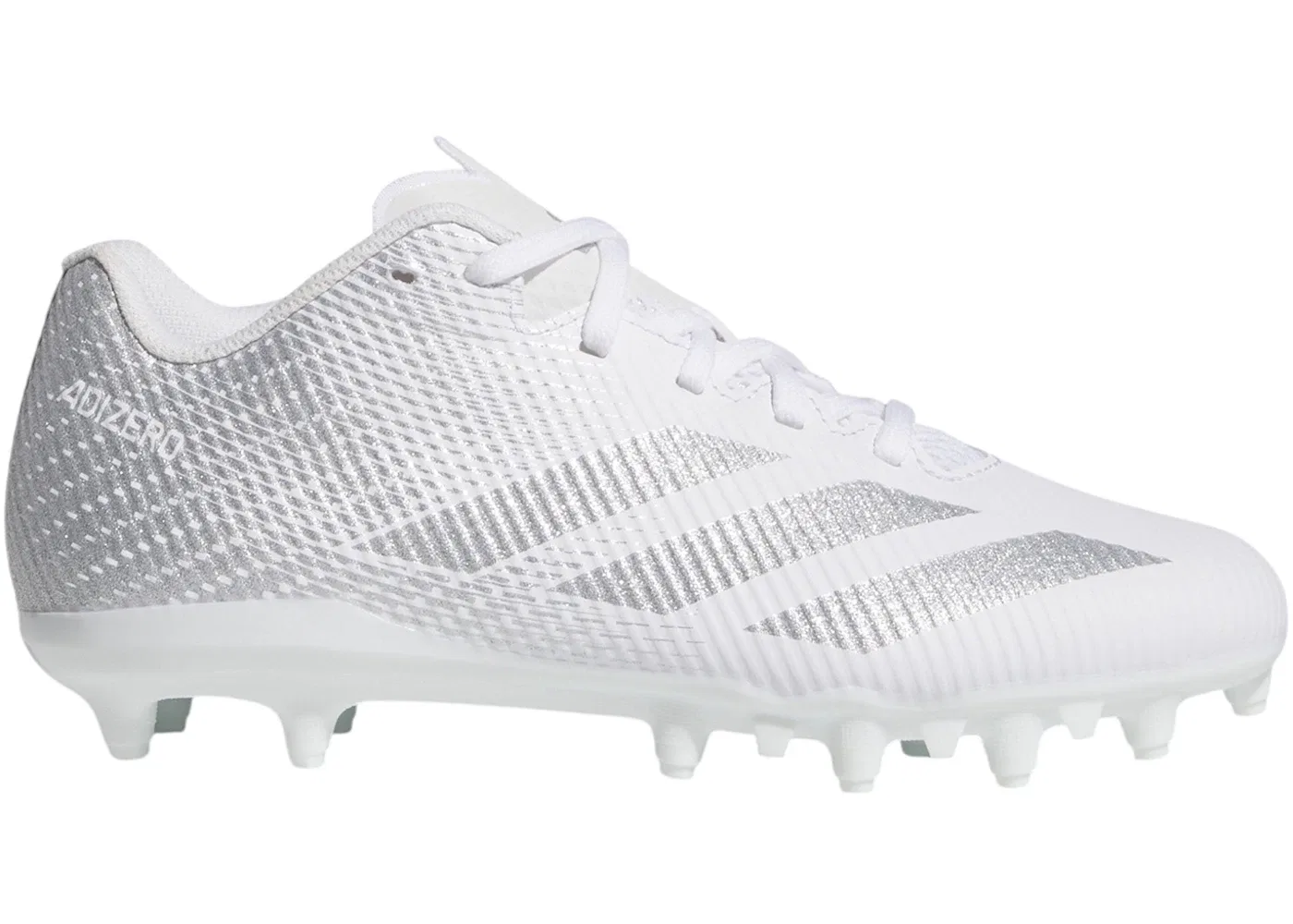 Детские бутсы Adizero Electric.II Adidas, Cloud White/Silver Metallic/Cloud White