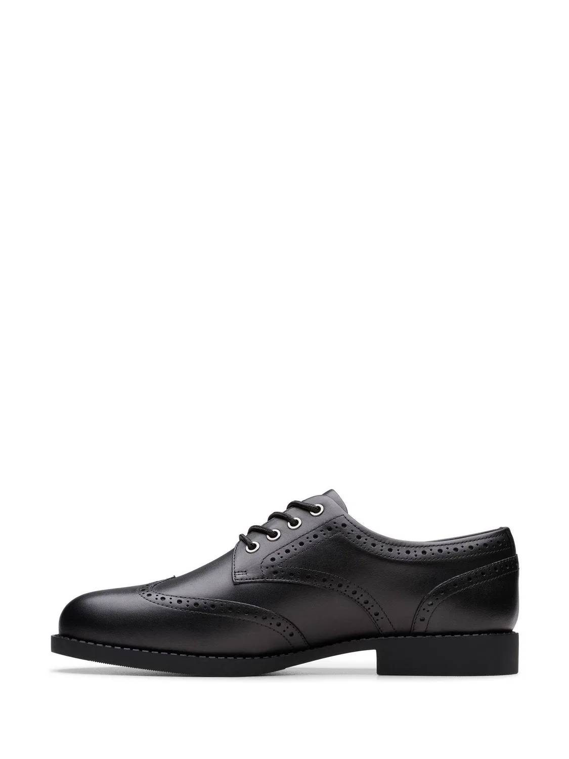 Туфли броги Clarks Tapa Pure, черная кожа — фото 2