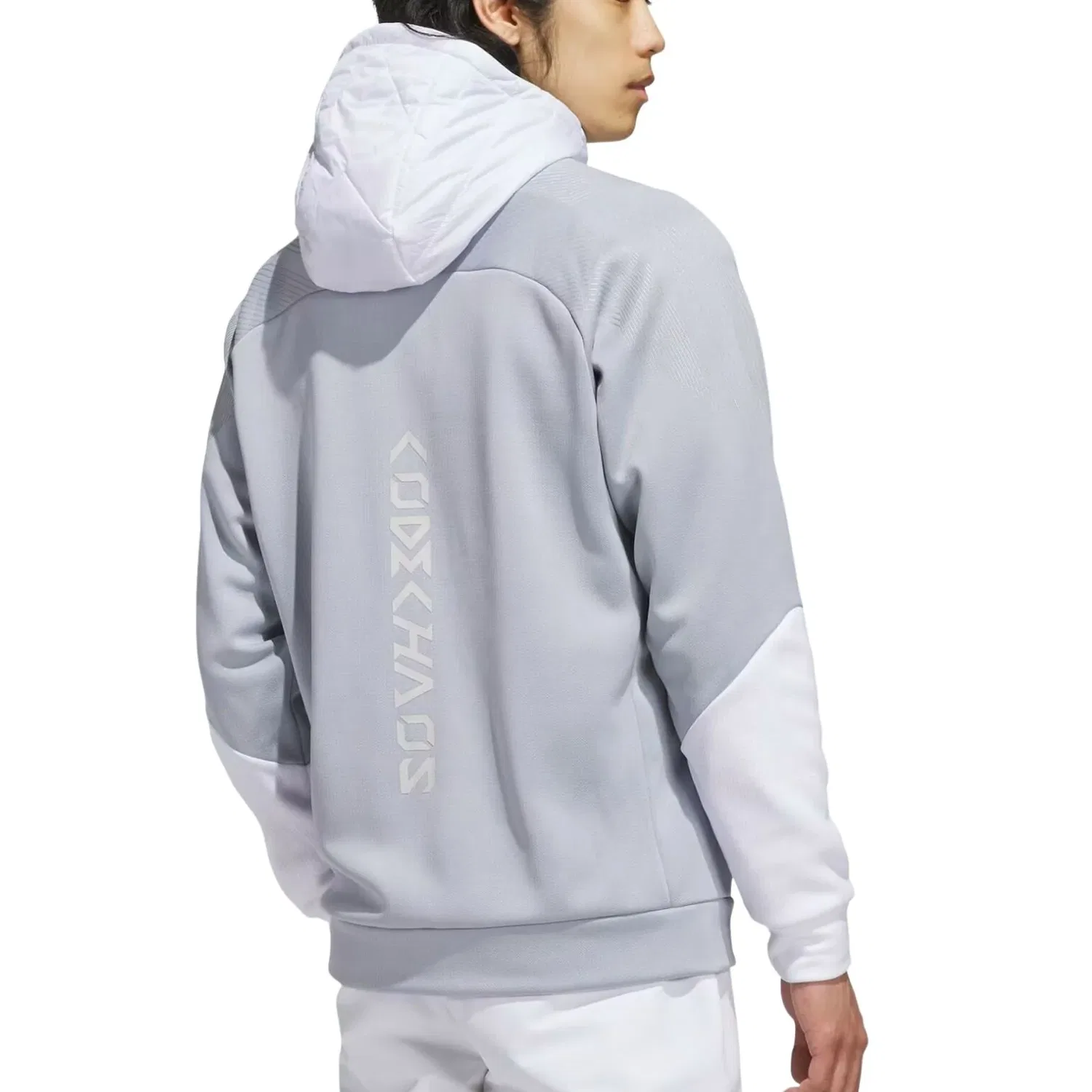 Мужская куртка Codechaos Insulated Hybrid Jacket Asia Sizing 'Halo Silver' adidas, Halo Silver — фото 3