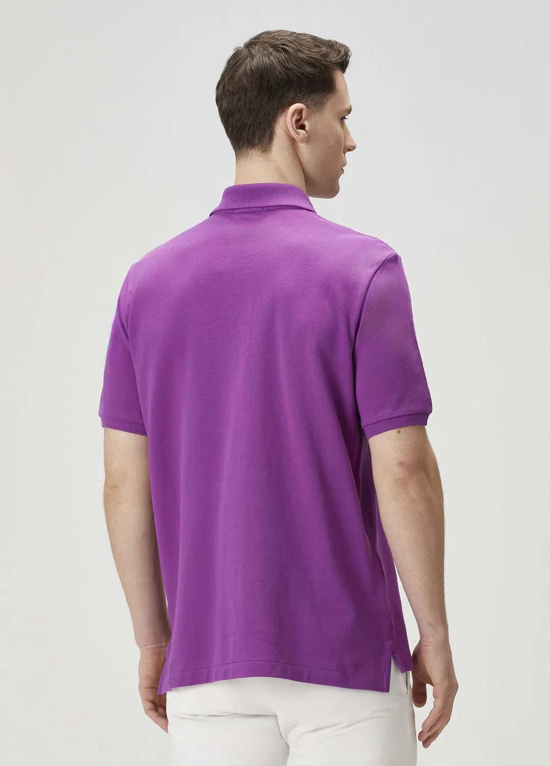 Футболка поло Ralph Lauren, фиолетовая — фото 4