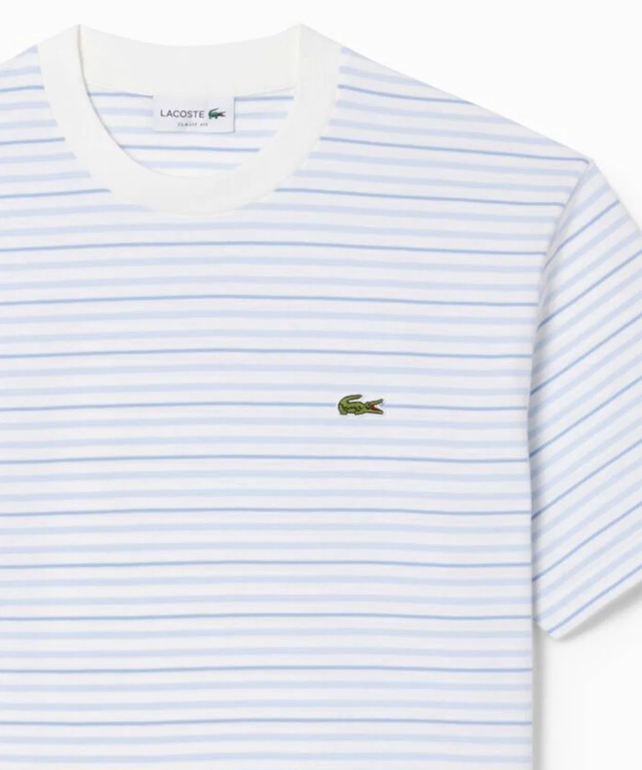 Мужская футболка с длинным рукавомиз хлопка Classic Fit LACOSTE, Light Blue