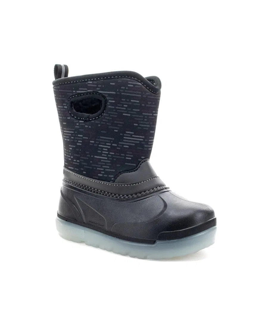 Детские зимние ботинки Travali Lighted Faux Fur Neoprene Cold Weather Boot Western Chief, Black