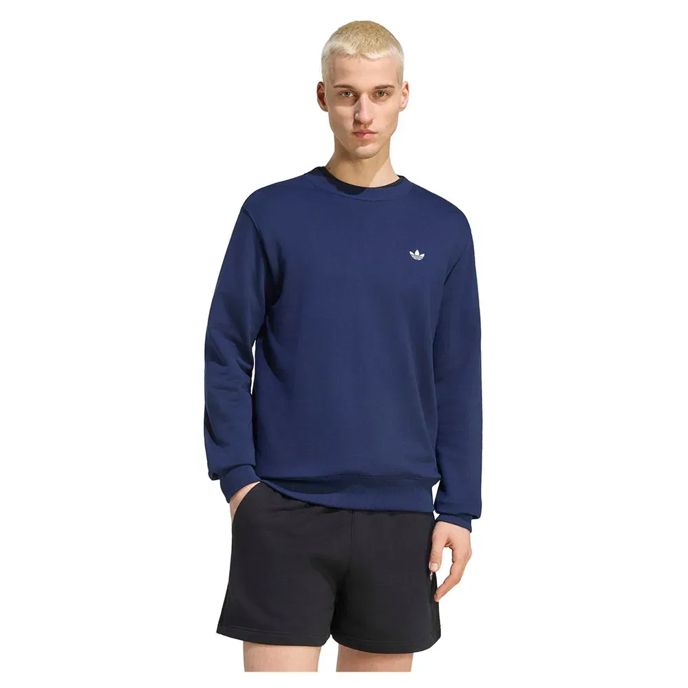 Мужской свитшот из футера Trefoil Essentials Crew French Terry Adidas Originals, Blue