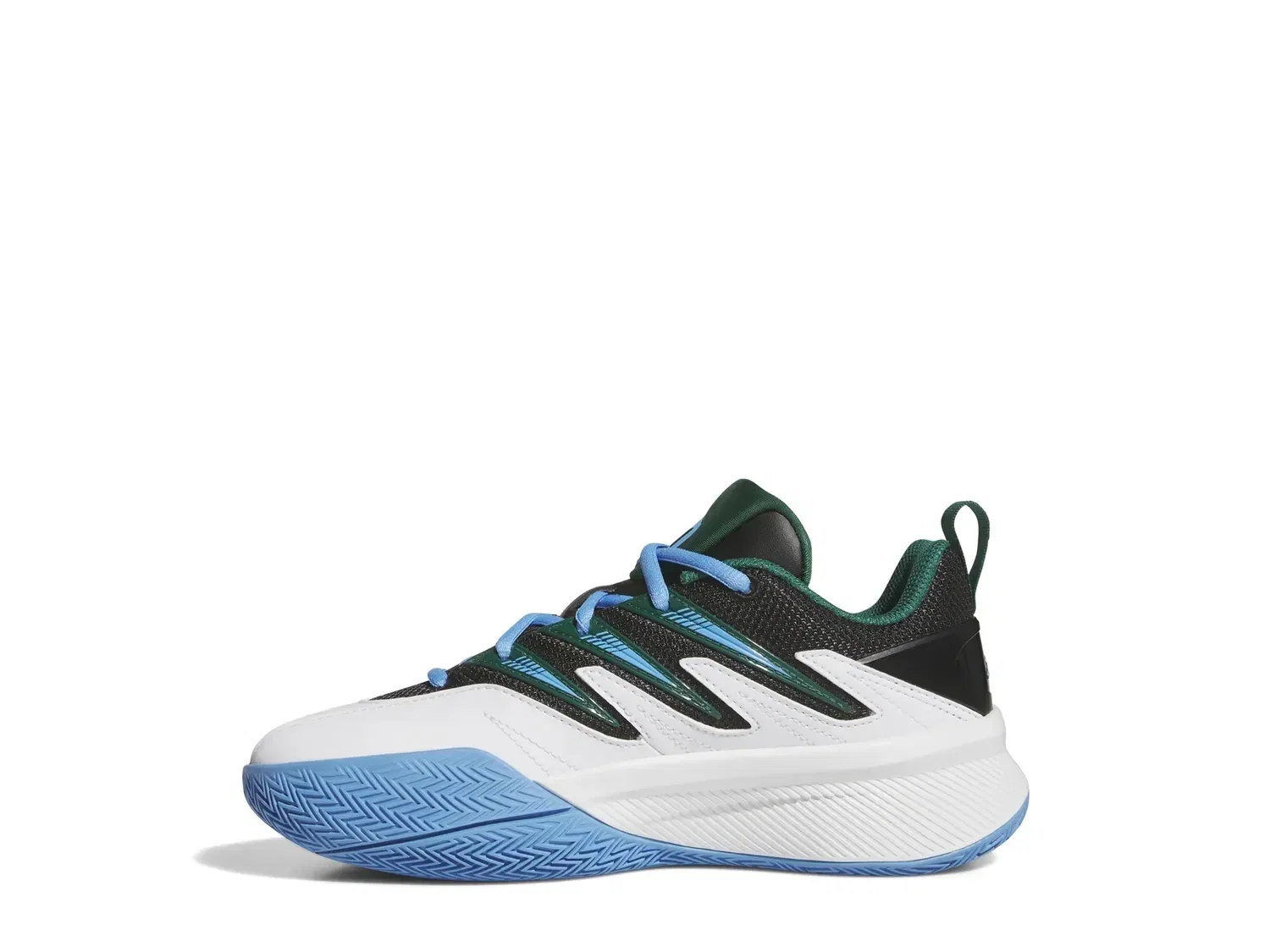 Кроссовки детские Dame Certified 3, adidas, бело-синий — фото 2