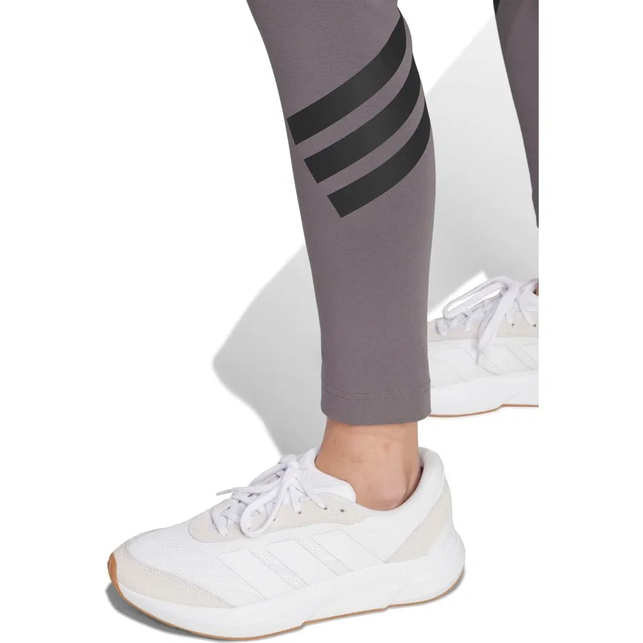 Женские леггинсы с длинным рукавом adidas W FI 3S LEGGING GREST, Серый — фото 3