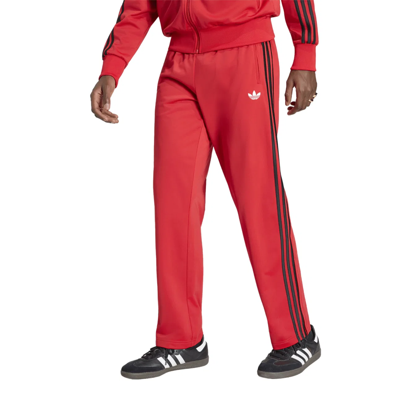 Мужские спортивные брюки Firebird Track Adidas, цвет Vivid Red